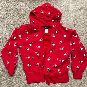 Womens Zip Up Minnie Mouse Hoodie